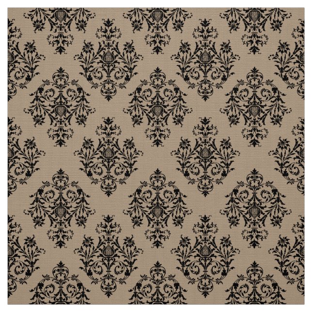 Mönstertyg för Ornate Baroque Damask Tyg (Provkarta)