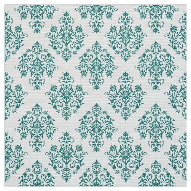 Mönstertyg för Ornate Baroque färgad Damask Tyg (Provkarta)