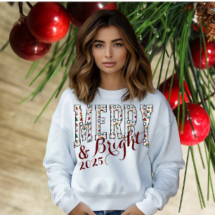 Mönstervårdare och ljust sötskjorta för julstämnin t shirt