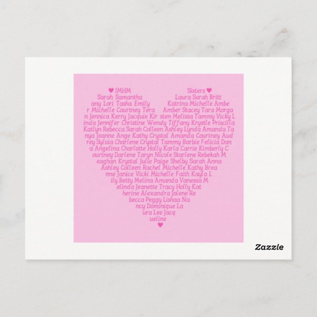 Mönstervykort Vykort (Baksida)