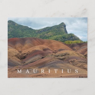 Mönstervyvykort för Mauritius färgad Vykort