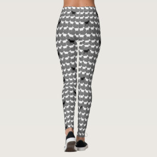 Mönstrad damasker för får leggings