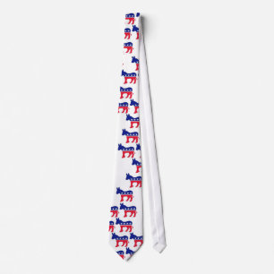 Mönstrad demokratisk Tie Slips