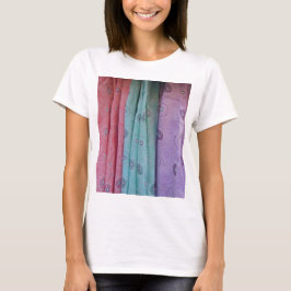 Mönstrad Färgrik Tyg T-shirt