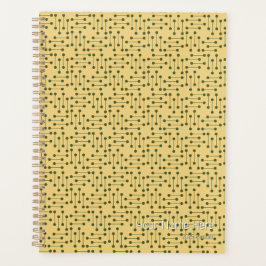 Mönstrad odaterad kalender och planering