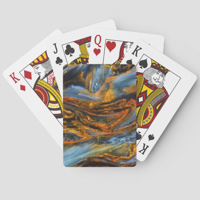 Mönstrad Pietersite Casinokort (Baksidan)