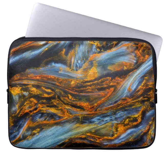 Mönstrad Pietersite Laptop Fodral (Framsidan)