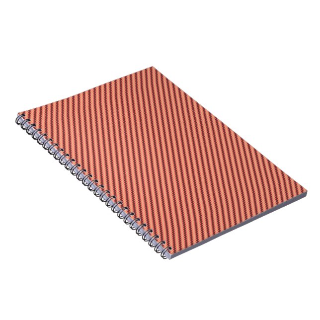 mönstrad Spiral-fotopatbok för bärbara datorer Anteckningsbok (Högra Sidan)