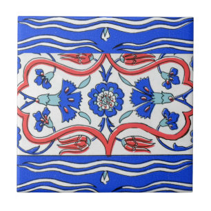 Mönstrad turkisk gräns kakelplatta