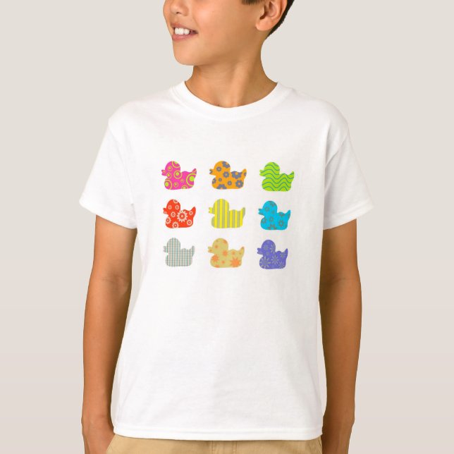 Mönstrade ankor tee shirt (Framsida)