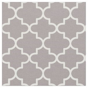 Mönstrade marockanska Quatrefoil Tyg