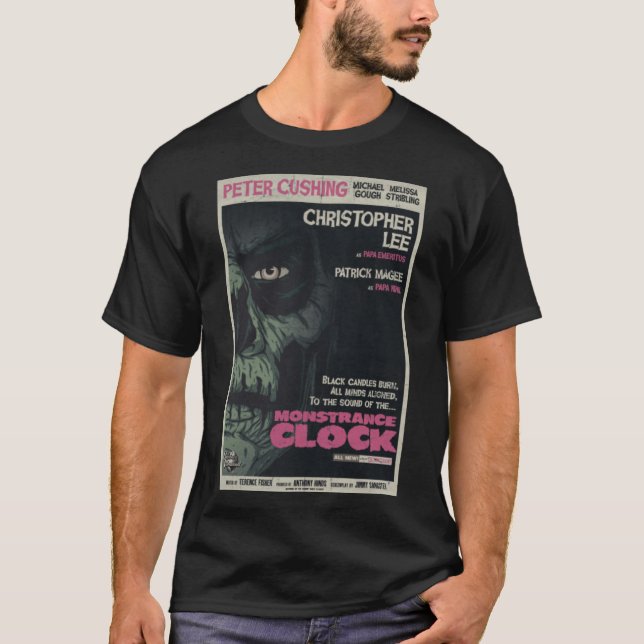 Monstrance Clock T Shirt (Framsida)
