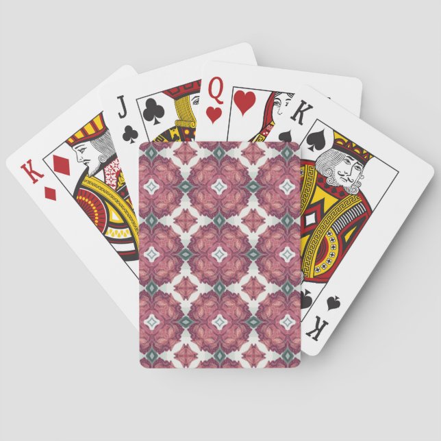 Mönstrat  casinokort (Baksidan)