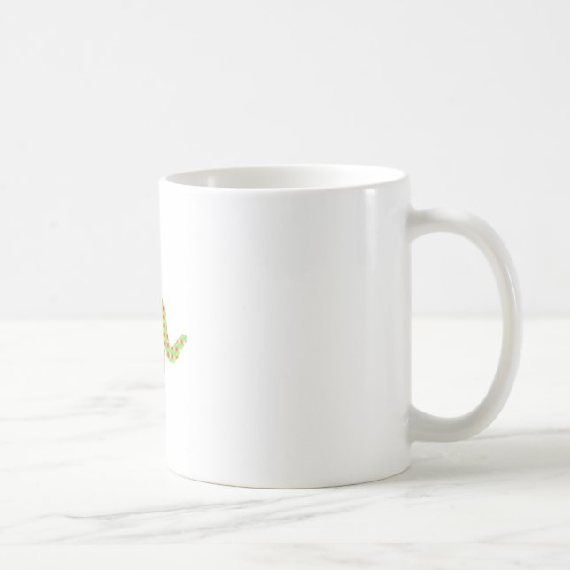 Mönstrat katt kaffemugg (Höger)