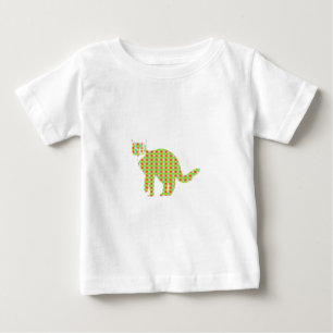 Mönstrat katt t shirt