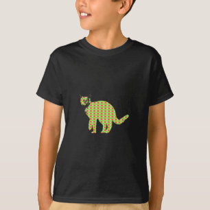 Mönstrat katt tee