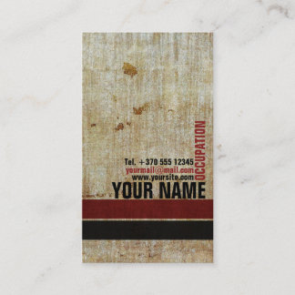 Mönstrat stilfullt kort för Retro svart för