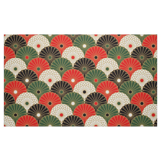 Mönstrat tyg för Oversized kimono (Fat Quarter)