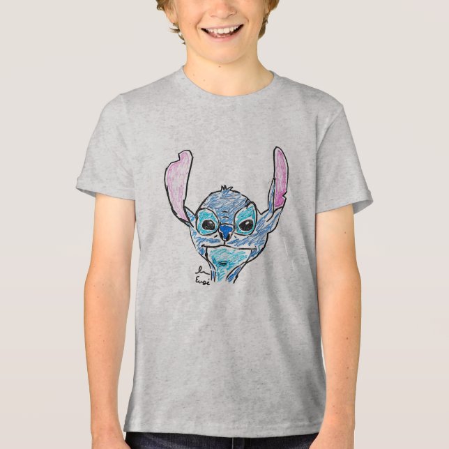 Monstre bleu T-shirt (Framsida)
