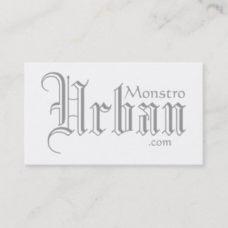 Monstro Urban.com visitkortar Visitkort