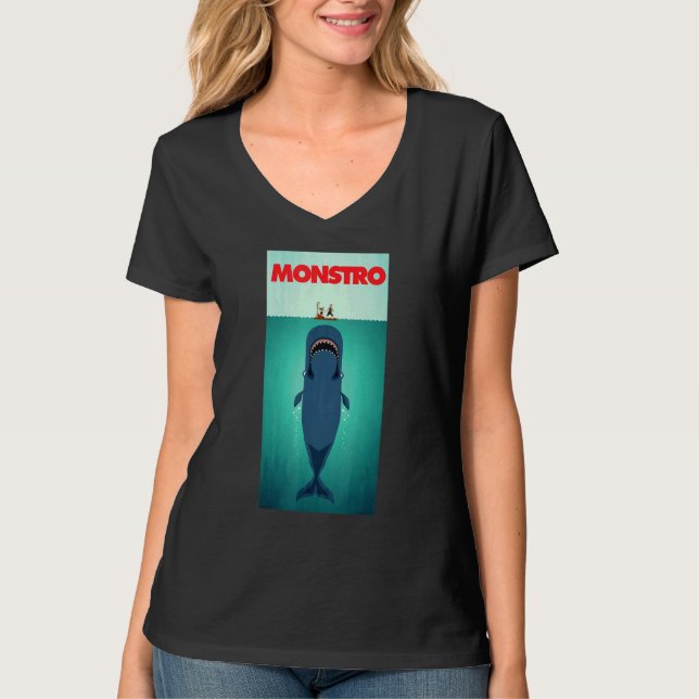 Monstro Whale T Shirt (Framsida)