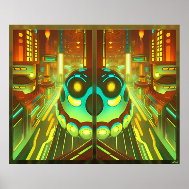 Monstrocys stad poster (Framsidan)