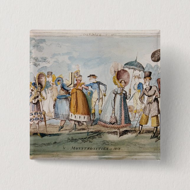 Monstrosities av 1818 knapp (Framsida)
