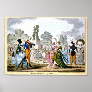 Monstrosities av affisch 1822