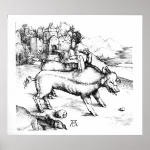 Monstrous Gris Poster