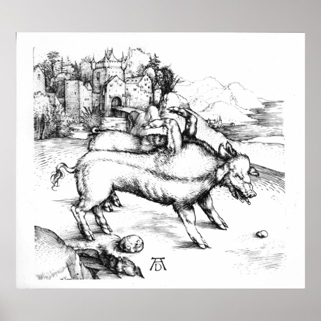 Monstrous Gris Poster (Framsidan)