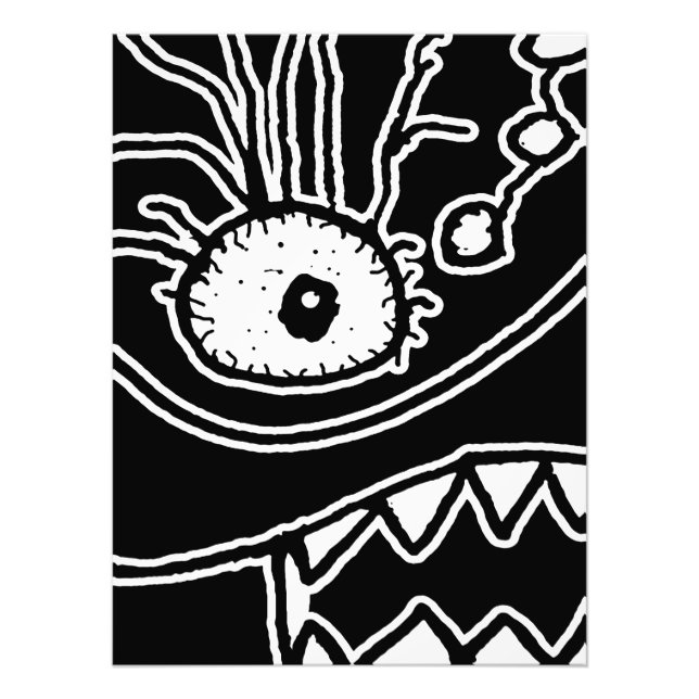 Monstrous Revelation Closeup Fototryck (Framsidan)