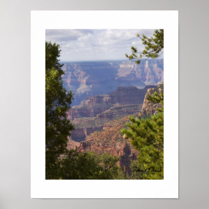 Monsunsäsong vid Grand Canyons norra kant Poster
