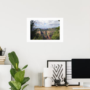 Monsunsäsong vid Grand Canyons norra kant Poster