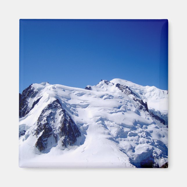 Mont Blanc-bergmassiv. Magnet (Framsidan)