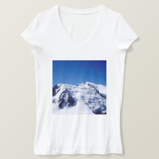 Mont Blanc-bergmassiv T Shirt (Design framsida)