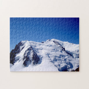 Mont Blanc-bergmassivet. Pussel