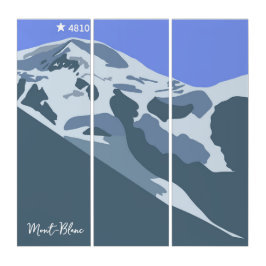 mont Blanc, Chamonix, bergskonst