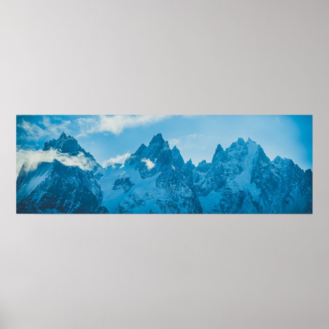 Mont Blanc Chamonix Poster (Framsidan)
