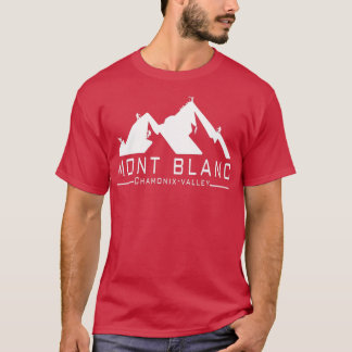 Mont Blanc Chamonix Valley T Shirt