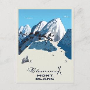Mont Blanc, Chamonix Vykort