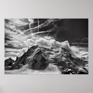 "Mont Blanc du Tacul" från Aiguille du Poster