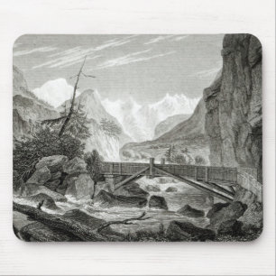 Mont Blanc från baden av St. Didier Musmatta