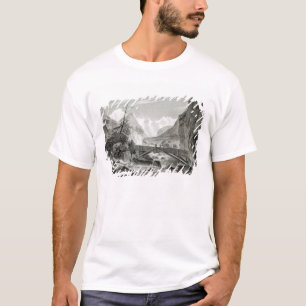 Mont Blanc från baden av St. Didier T-shirt