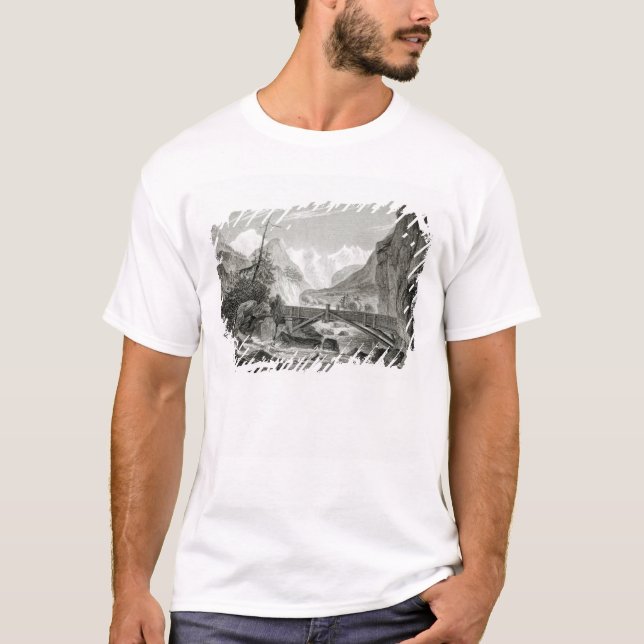 Mont Blanc från baden av St. Didier Tröja (Framsida)
