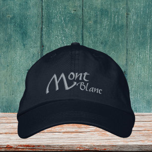 Mont Blanc Frankrike Embroized Hat Broderad Keps
