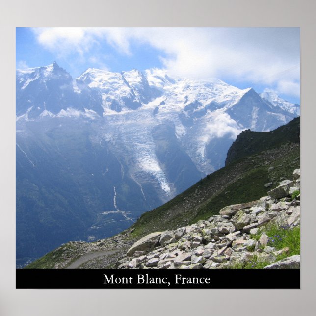 Mont Blanc, Frankrike Poster (Framsidan)
