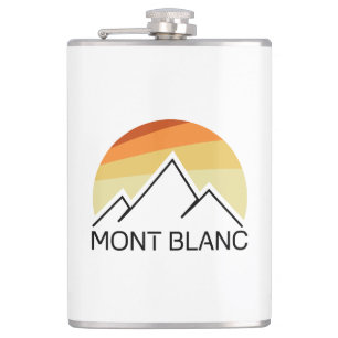 Mont Blanc Frankrike Retro Fickplunta