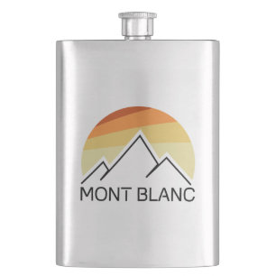 Mont Blanc Frankrike Retro Fickplunta