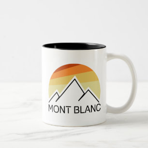 Mont Blanc Frankrike Retro Två-Tonad Mugg