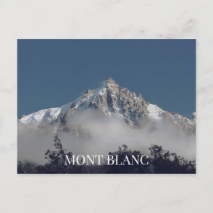 Mont Blanc Frankrike-vykort Vykort